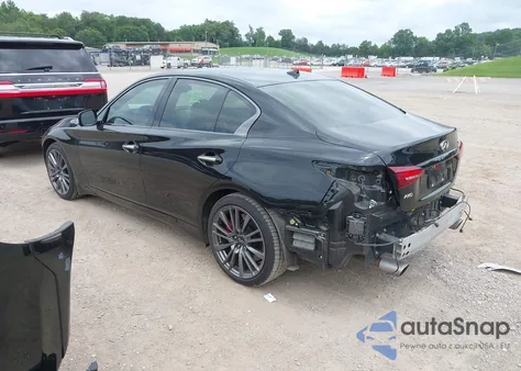 2021 Infiniti Q50 Red Sport 400 Awd z USA, uszkodzony, nr VIN JN1FV7DR8MM880072